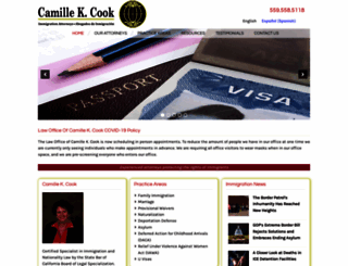 camillecooklaw.com screenshot