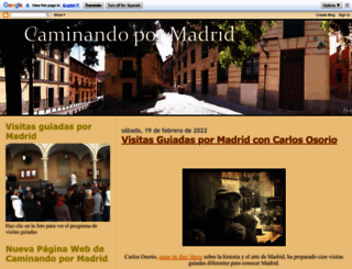 caminandopormadrid.blogspot.com.es screenshot