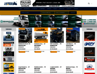 caminhoesecarretas.com.br screenshot