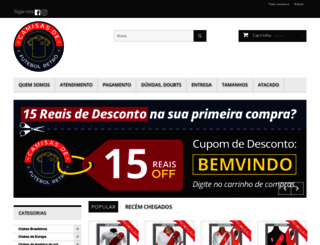 camisasdefutebolretro.com screenshot