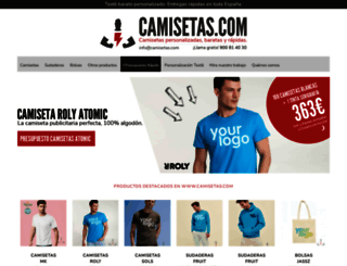 camisetas.com screenshot