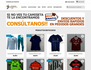 camisetasfutbolmania.com screenshot