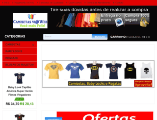camisetasviaweb.com.br screenshot