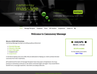 cammeraymassage.com screenshot