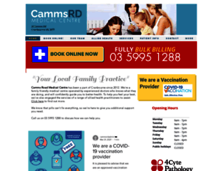 cammsrdmedical.com.au screenshot