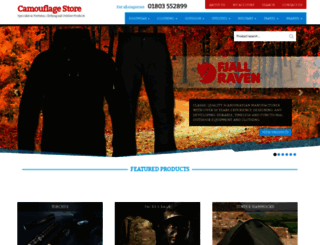 camouflage-store.com screenshot