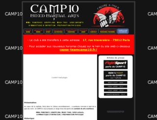 camp10.fr screenshot