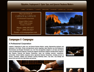 campagnelaw.com screenshot
