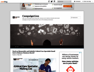 campaignlion.over-blog.com screenshot