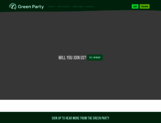 campaigns.greenparty.org.uk screenshot