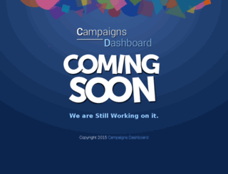 campaignsdashboard.com screenshot
