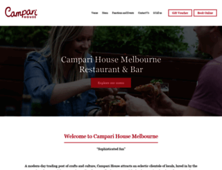 camparihouse.com.au screenshot