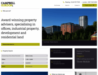 campbellgordon.co.uk screenshot