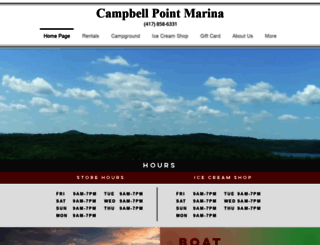 campbellpointmarina.com screenshot