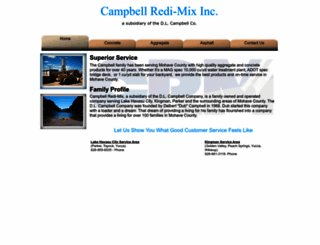 campbellredimix.com screenshot