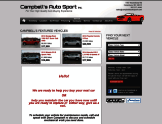 campbellsautosport.com screenshot