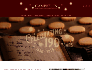 campbellsbakery.com screenshot