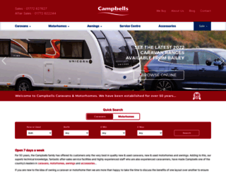 campbellscaravans.co.uk screenshot