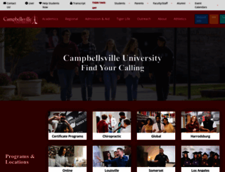campbellsville.edu screenshot
