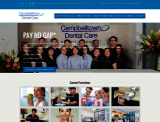 campbelltowndentalcare.com.au screenshot