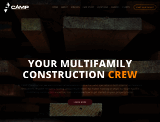campconstruction.com screenshot