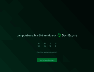 campdebase.fr screenshot