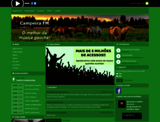campeirafm.com screenshot