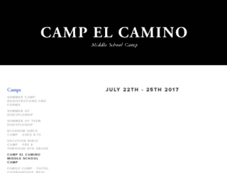 campelcamino.com screenshot
