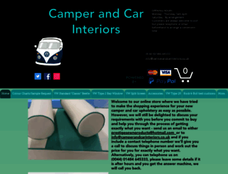 camperandcarinteriors.co.uk screenshot