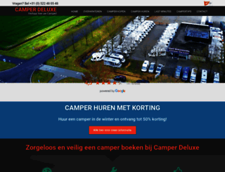 camperdeluxeverhuur.nl screenshot