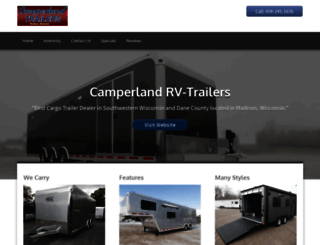 camperlandtrailers.com screenshot