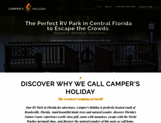 campersholiday.com screenshot