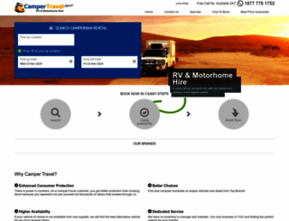 campertravelafrica.com screenshot