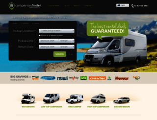 campervanfinder.co.nz screenshot