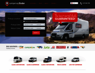 campervanfinder.com screenshot