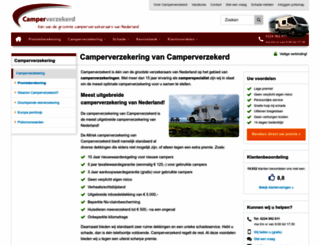 camperverzekerd.nl screenshot