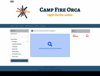 campfireorca.mycustomevent.com screenshot