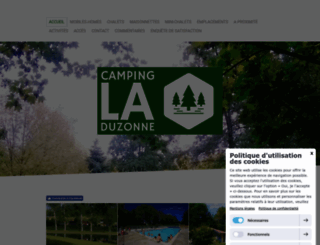 camping-alboussiere.fr screenshot