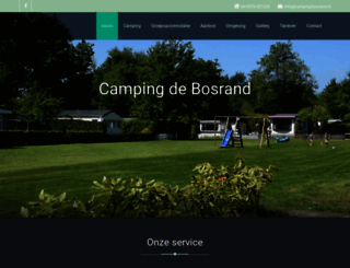 camping-bosrand.nl screenshot