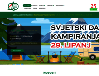 camping-croatia.com screenshot