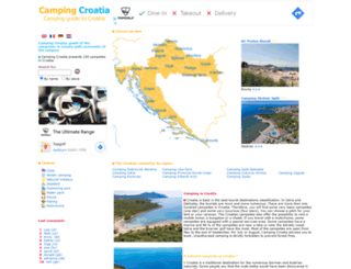 camping-croatia.net screenshot