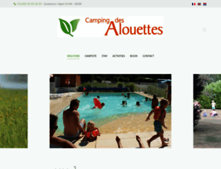 camping-des-alouettes.com screenshot