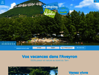 camping-du-viaduc.com screenshot