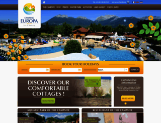 camping-europa.com screenshot