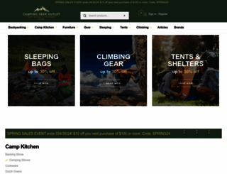camping-gear-outlet.com screenshot
