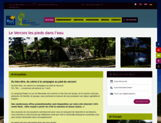 camping-lac-vercors.com screenshot