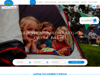 camping-lacailletiere.com screenshot