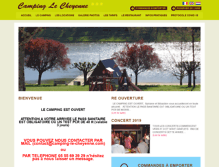 camping-le-cheyenne.com screenshot