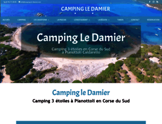 camping-le-damier.com screenshot