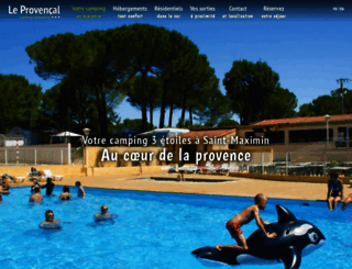 camping-le-provencal.com screenshot